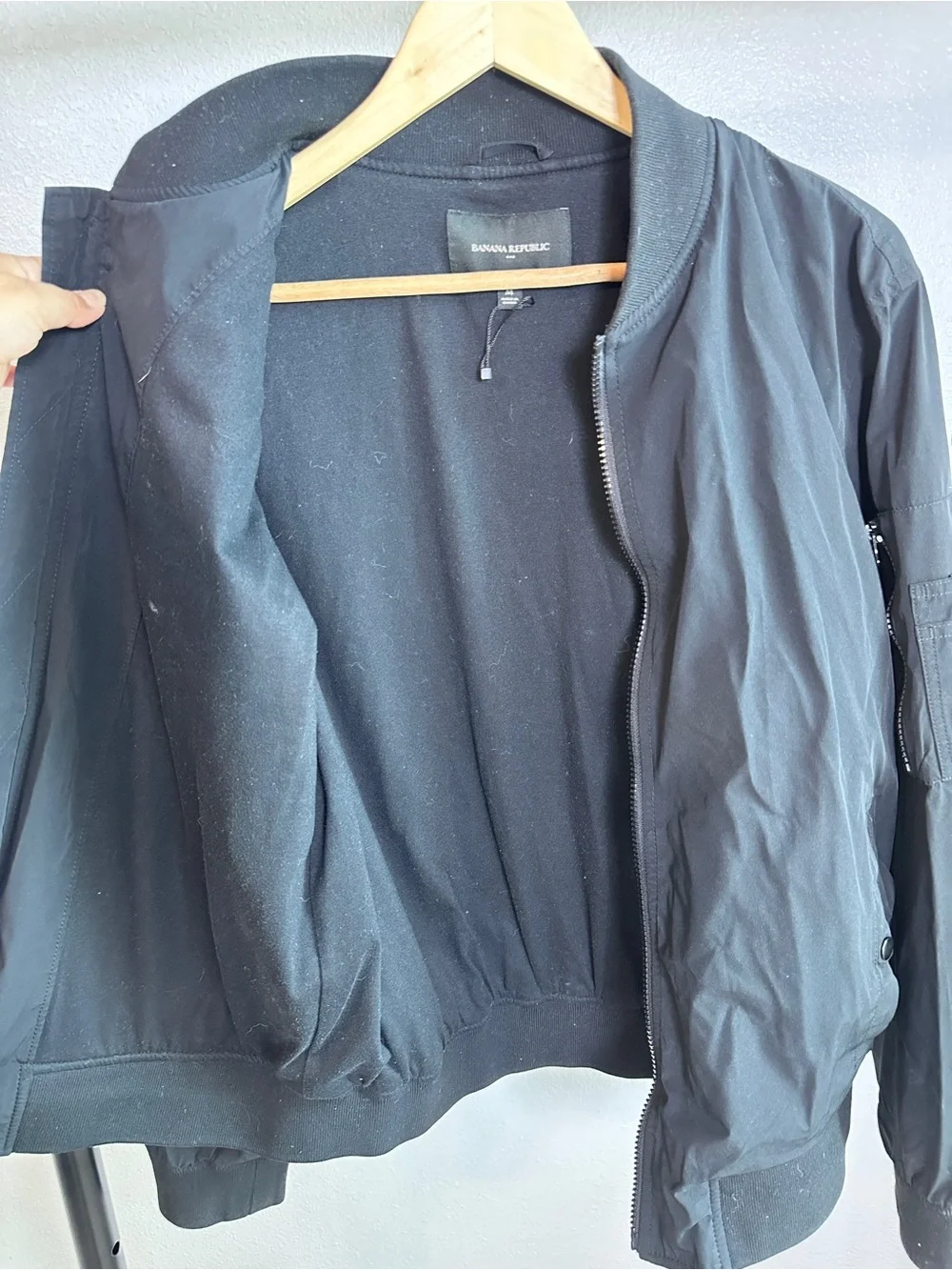 Banana Republic washed sleeve